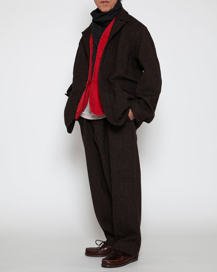 THE CORONA UTILITY CJ003 - SHERRY・TRAVELER'S SPORTS COAT / Melange Brown CJ003-26-06