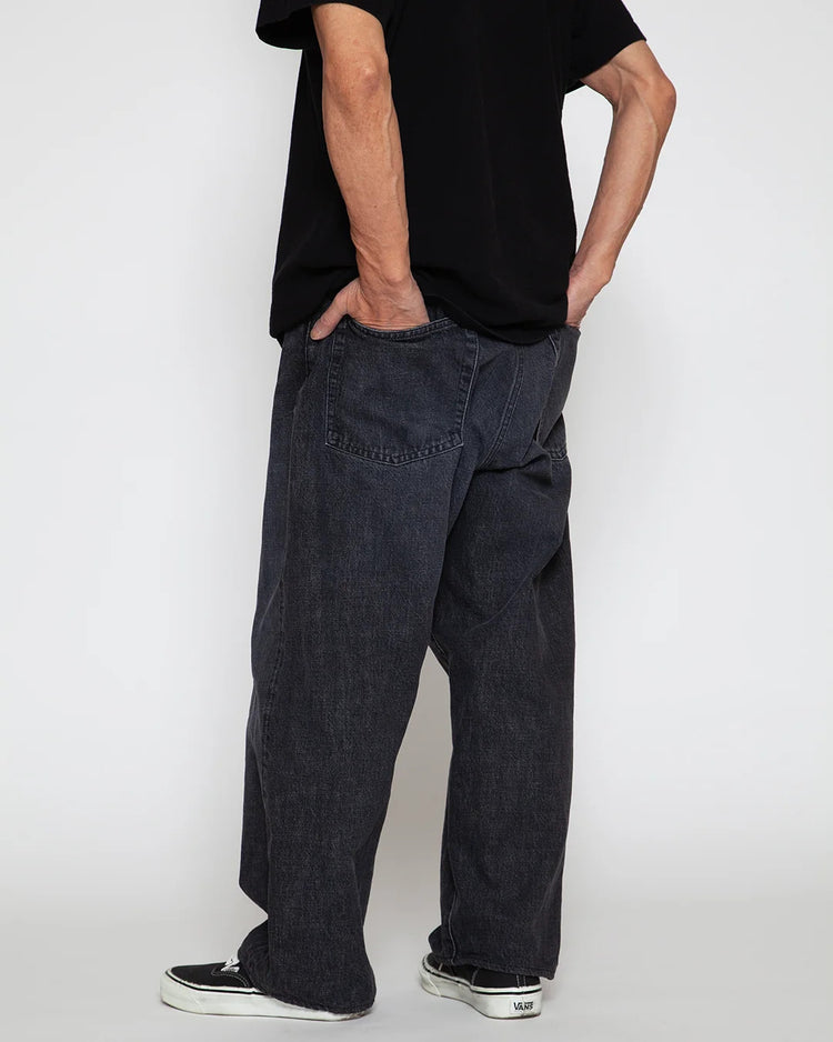 THE CORONA UTILITY   CP005 - W05 5POCKET / Black Denim w/ Special Bio-wash CP005-26-04-M