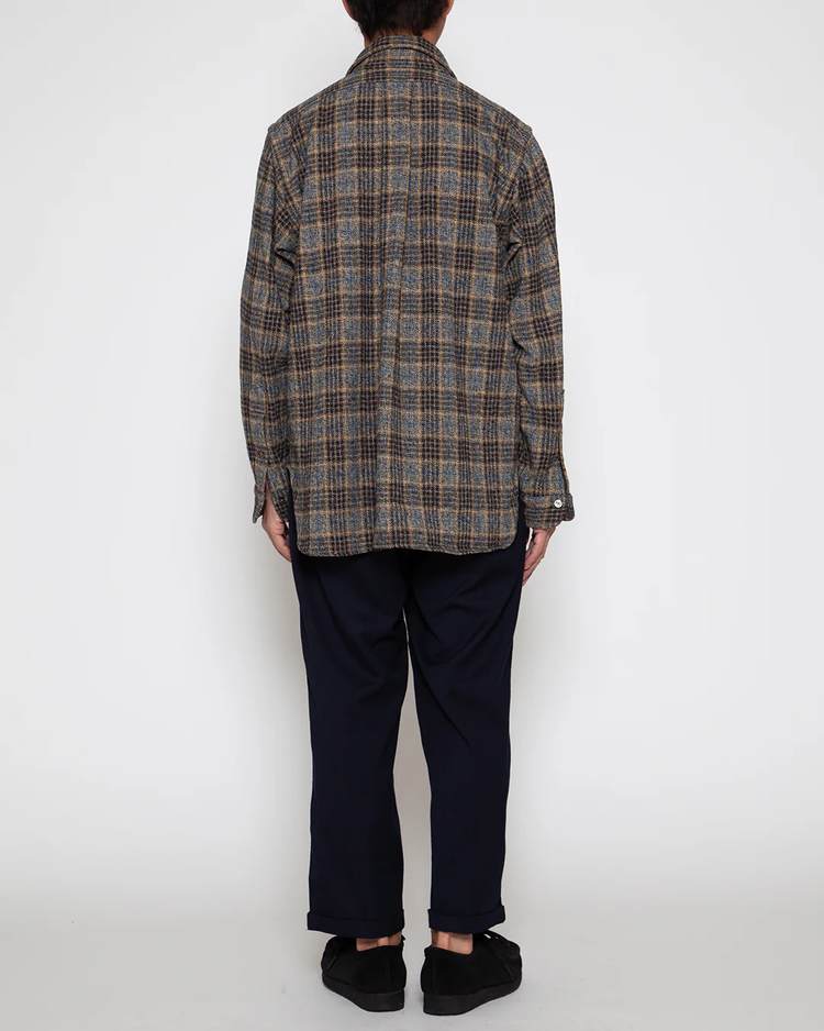 THE CORONA UTILITY CS005 - WCW SHIRT PULLOVER / Gray × Brown