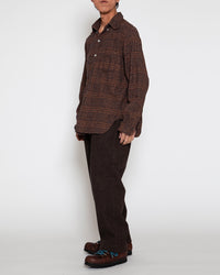THE CORONA UTILITY   CS005 - W.C.W SHIRT PULLOVER / Mocha × Brown CS005-26-08