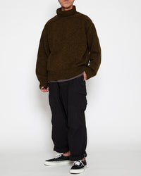 FATIGUE SLACKS  FP006 - JUNGLE SLACKS / Black w/ Bio-wash FP006-26-06