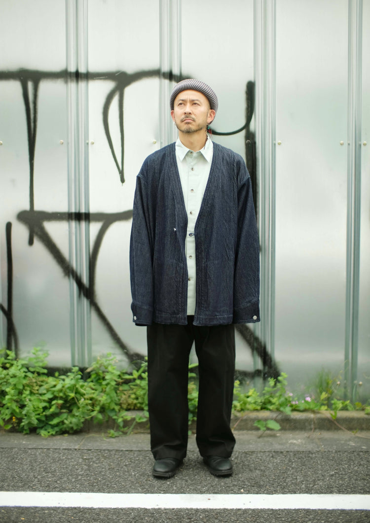 roundabout   Inside-Out 2tuck Pants RA26AW-PT04 BLACK