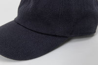 ERA. HOMMA HERRINGBONE 6 PANEL CAP A001H BLACK
