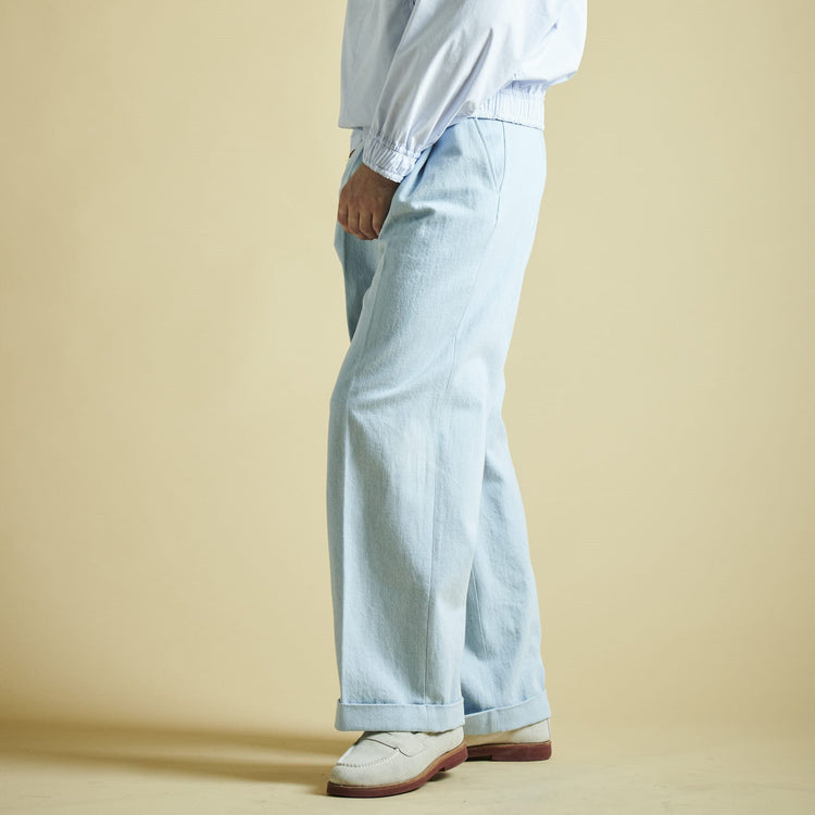 HAVERSACK / ブリーチデニム　バギーパンツ