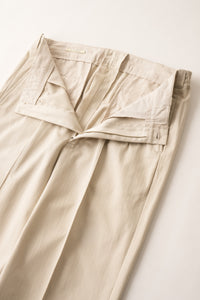OLD JOE BRAND   FRONT TUCK ARMY TROUSER 262OJ-PT06 BONE
