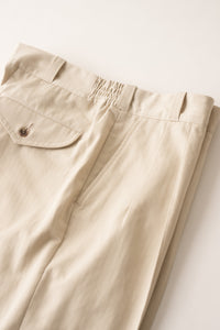 OLD JOE BRAND   FRONT TUCK ARMY TROUSER 262OJ-PT06 BONE