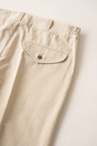 OLD JOE BRAND   FRONT TUCK ARMY TROUSER 262OJ-PT06 BONE