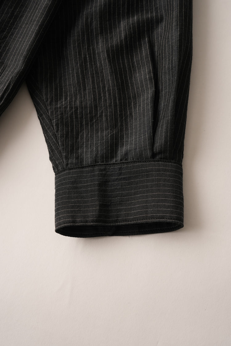 OLD JOE BRAND   GATHERED WAIST MARLBORO SHIRTS (Long-sleeve) 261OJ-SH29 SUMI STRIPE