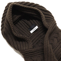 YASHIKI    Kanya Hooded Scarf（寒夜）YSK-26AW-AC01 BLACK