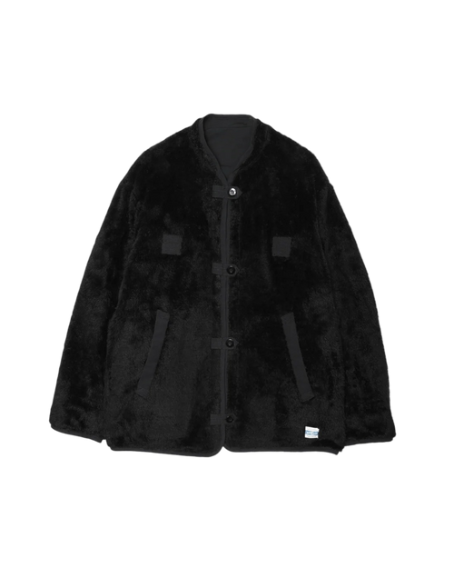 ARMY TWILL COTTONNYLON REVERSIBLE JACKET AM-2654008 BLACK