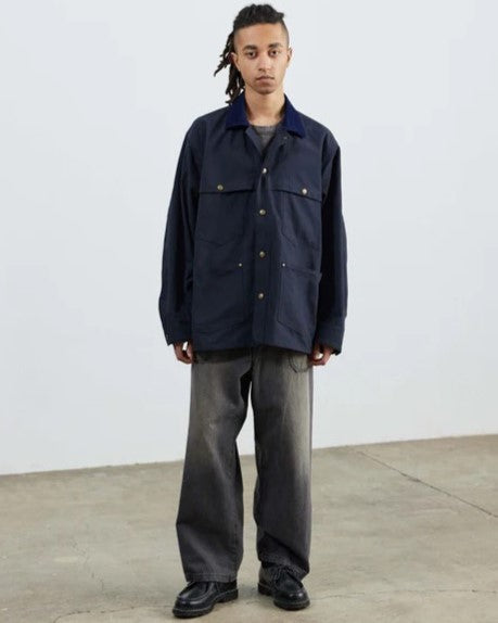 ARMY TWILL DUCK LOGGER JACKET BLACK