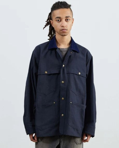 ARMY TWILL DUCK LOGGER JACKET NAVY