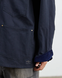 ARMY TWILL DUCK LOGGER JACKET BLACK
