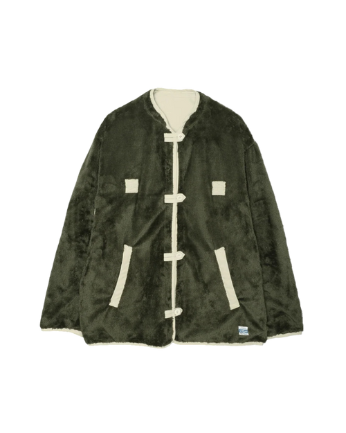 ARMY TWILL  COTTONNYLON REVERSIBLE JACKET AM-2654008 IVORY