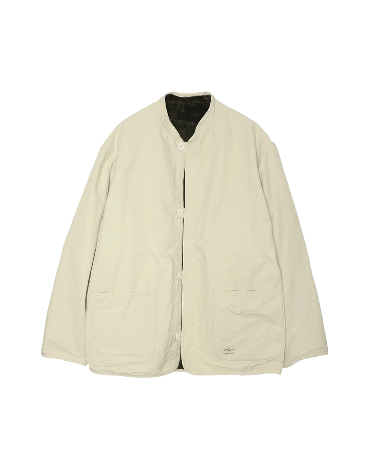 ARMY TWILL  COTTONNYLON REVERSIBLE JACKET AM-2654008 IVORY