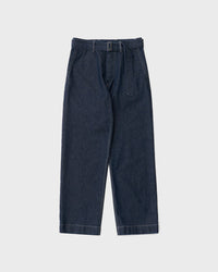 ANOTHER OFFICE / Plenty Belted Denim Slacks ONE WASHED