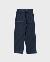 ANOTHER OFFICE / Plenty Belted Denim Slacks ONE WASHED
