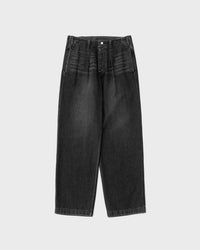 ANOTHER OFFICE / Maverick One-Tuck Denim Pants FADED BLACK