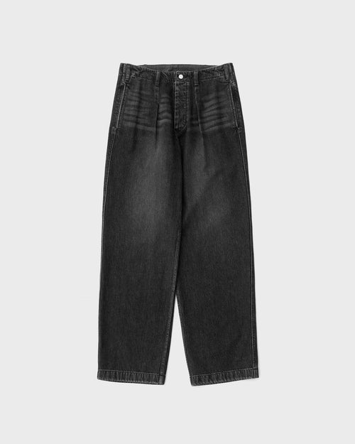 ANOTHER OFFICE / Maverick One-Tuck Denim Pants FADED BLACK