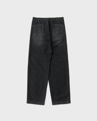 ANOTHER OFFICE / Maverick One-Tuck Denim Pants FADED BLACK