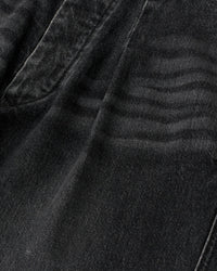 ANOTHER OFFICE / Maverick One-Tuck Denim Pants FADED BLACK