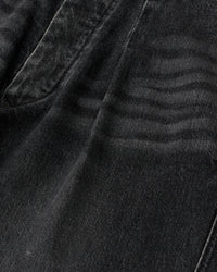 ANOTHER OFFICE / Maverick One-Tuck Denim Pants FADED BLACK