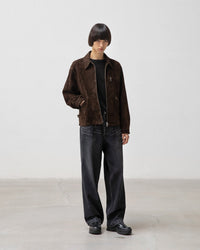 ANOTHER OFFICE / Maverick One-Tuck Denim Pants FADED BLACK