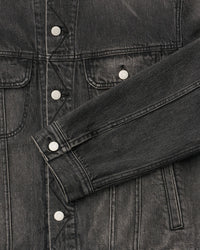 ANOTHER OFFICE / Rider Denim Jacket FADED BLACK