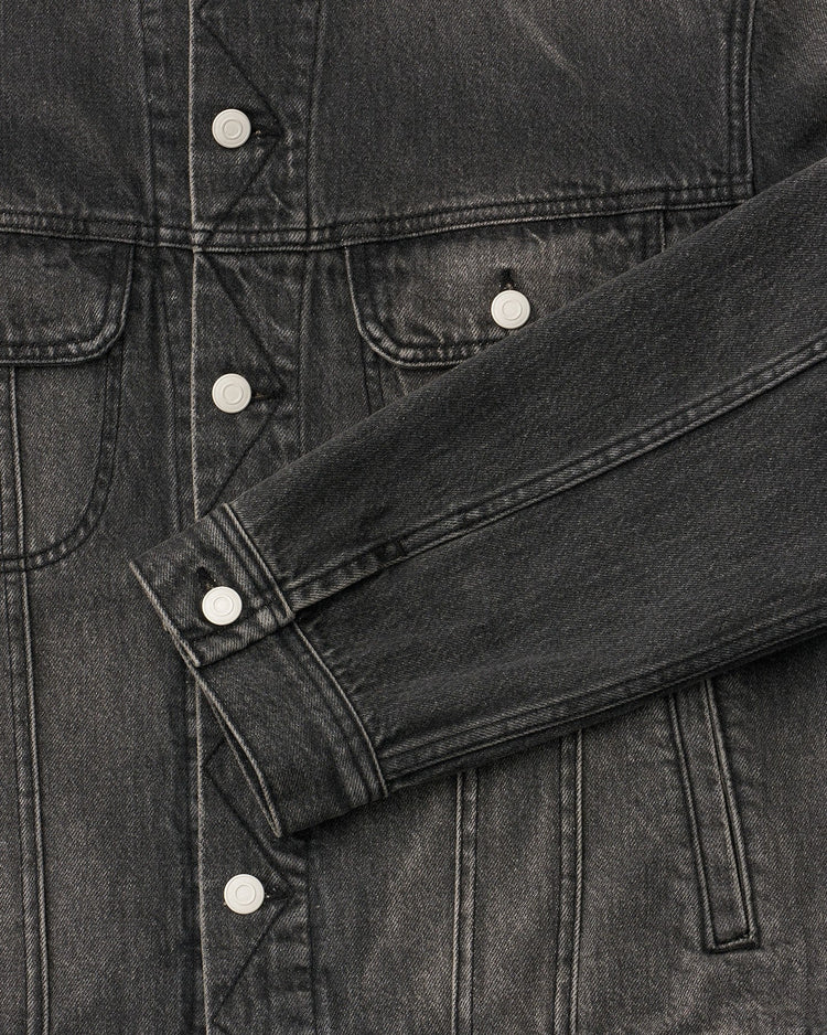 ANOTHER OFFICE / Rider Denim Jacket FADED BLACK
