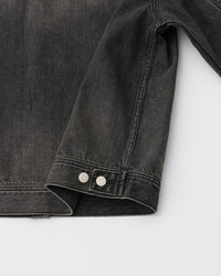 ANOTHER OFFICE / Rider Denim Jacket FADED BLACK