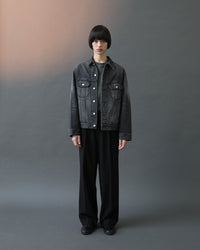 ANOTHER OFFICE / Rider Denim Jacket FADED BLACK