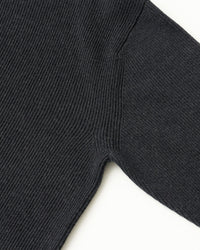 ANOTHER OFFICE / Volume Half Zip-up Knit  ONYX