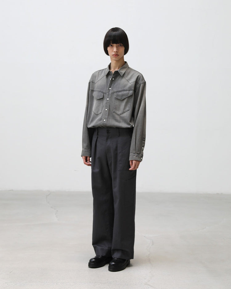 ANOTHER OFFICE / Santiago Fatigue Pants GRAPHITE