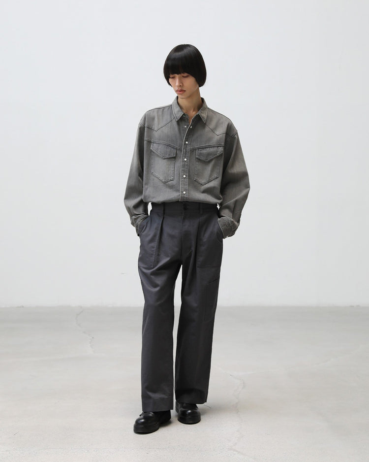 ANOTHER OFFICE / Santiago Fatigue Pants GRAPHITE