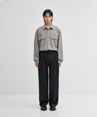 ANOTHER OFFICE / Santiago Officer Pants Almost Black