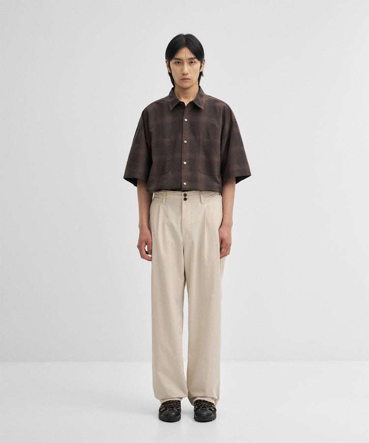 ANOTHER OFFICE / Santiago Officer Pants Oat Milk