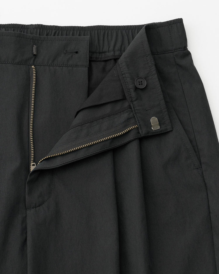 ANOTHER OFFICE / Bonjour 2Tuck Pants ALMOST BLACK