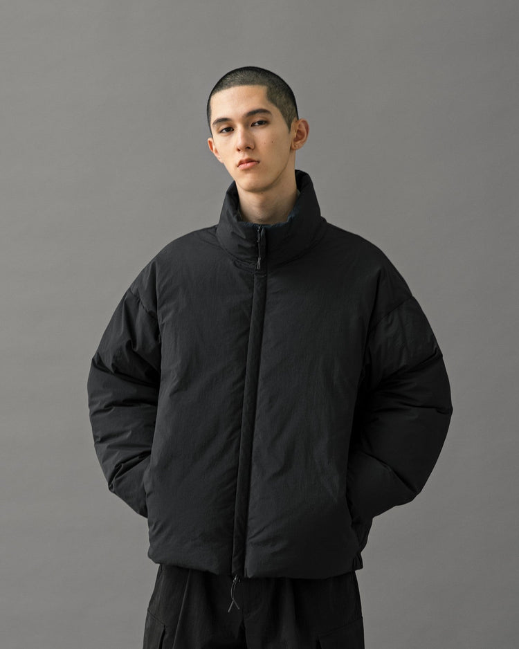 ANOTHER OFFICE / Snowman Down Jacket BLACK