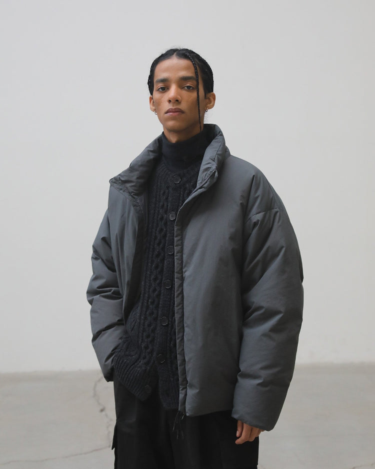 ANOTHER OFFICE / Snowman Down Jacket GRAPHITE