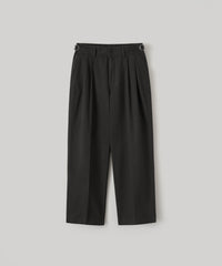 ANOTHER OFFICE Narrow Stripe Tapered Slacks