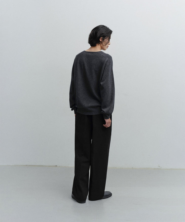 ANOTHER OFFICE Narrow Stripe Tapered Slacks