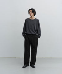 ANOTHER OFFICE Narrow Stripe Tapered Slacks
