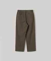 ANOTHER OFFICE Narrow Stripe Tapered Slacks