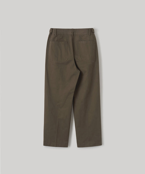 ANOTHER OFFICE Santiago Chino Pants AOFFPT120 DARK BROWN