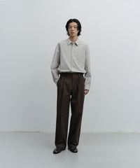 ANOTHER OFFICE Narrow Stripe Tapered Slacks