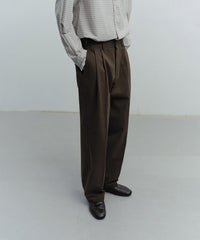 ANOTHER OFFICE Narrow Stripe Tapered Slacks