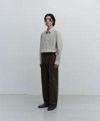 ANOTHER OFFICE Narrow Stripe Tapered Slacks