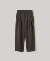 ANOTHER OFFICE Narrow Stripe Tapered Slacks