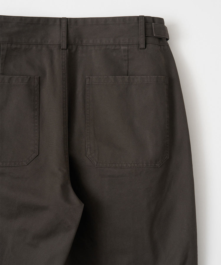 ANOTHER OFFICE Narrow Stripe Tapered Slacks