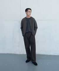 ANOTHER OFFICE Narrow Stripe Tapered Slacks